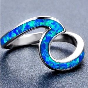 Silver and Opal ring